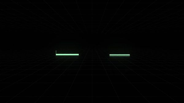 Abstract dark dashboard interface with glowing green comparison charts representing EHR vendor evaluation